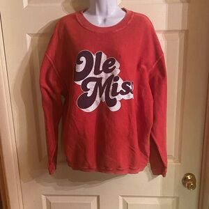 Ole Miss Red Sweatshirt